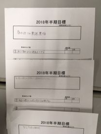2018年半期の抱負
