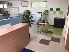 新しい事務所1F事務スペースです。 新しい事務所1F事務スペースです。