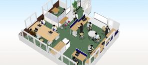 弊社オフィス2階です。